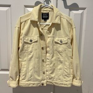 Yellow jean jacket